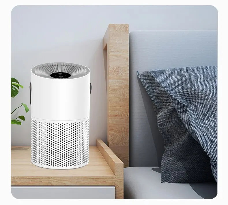 Multifunctional Desktop Air Purifier Remove Formaldehyde H13 HEPA Filter UVC Car Air Purifiers for Bedroom Home