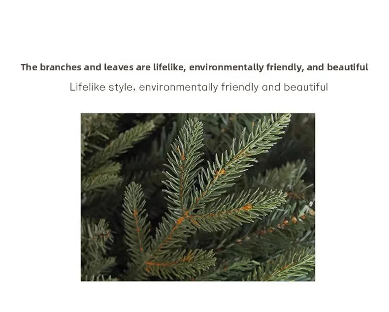 New Large Christmas Tree Christmas Decorations PE Christmas Tree with Lights Christmas Tree