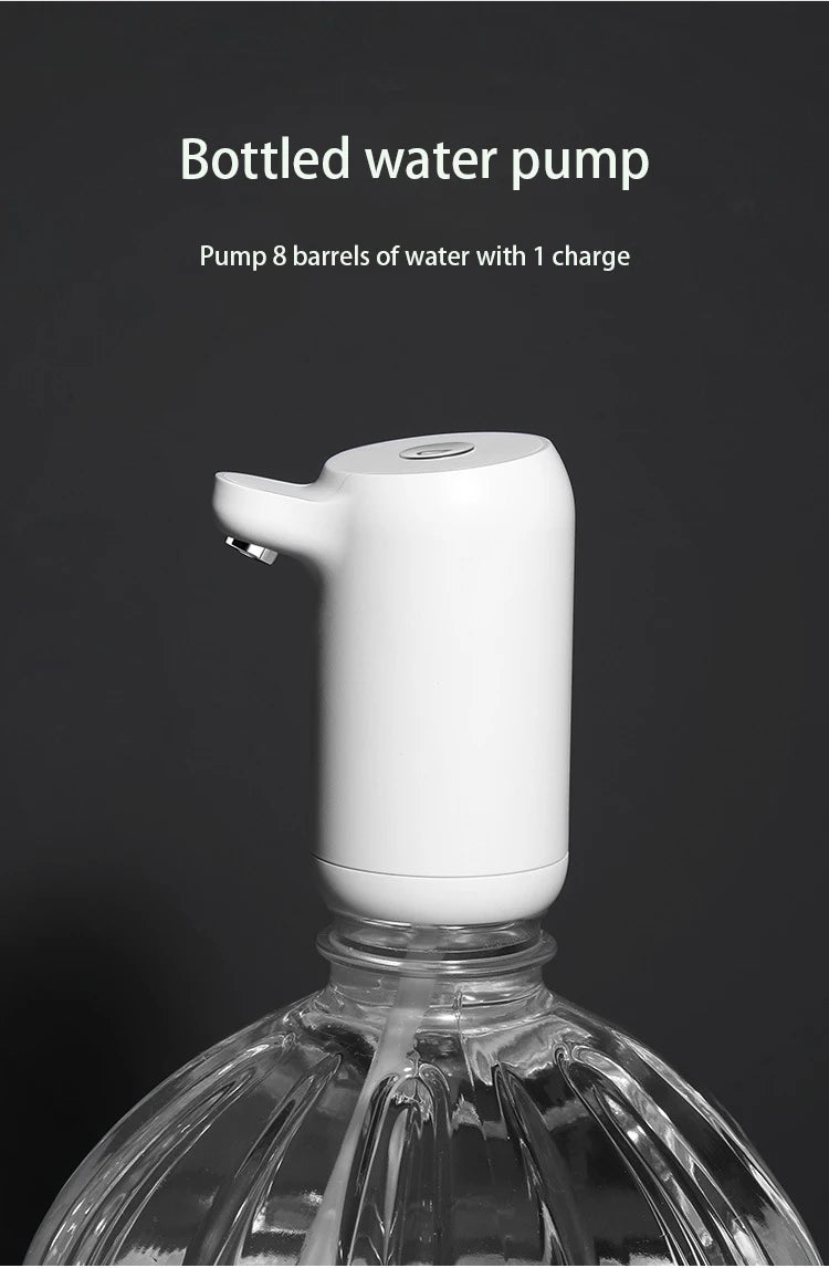 Electric Automatic Drinking Water Pump USB Charge Water Dispenser Bottle Pump Portable Mini Barreled Water Bottle Pump for Home