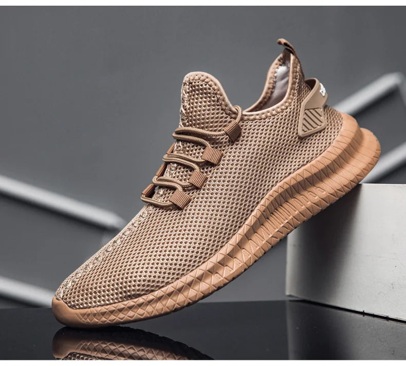 Summer Mesh Men Shoes Breathable Mens Sneakers Trendy Lightweight Walking Big Size Man Tenis Shoes Zapatillas Hombre
