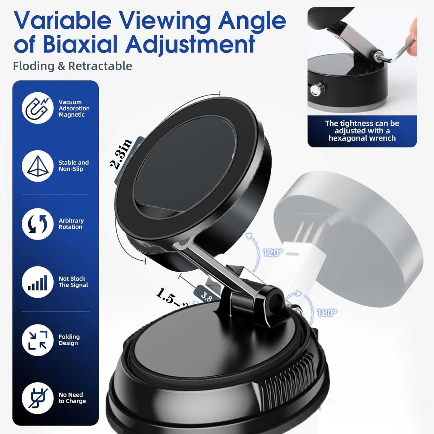 “360° Foldable Magnetic Phone Holder”