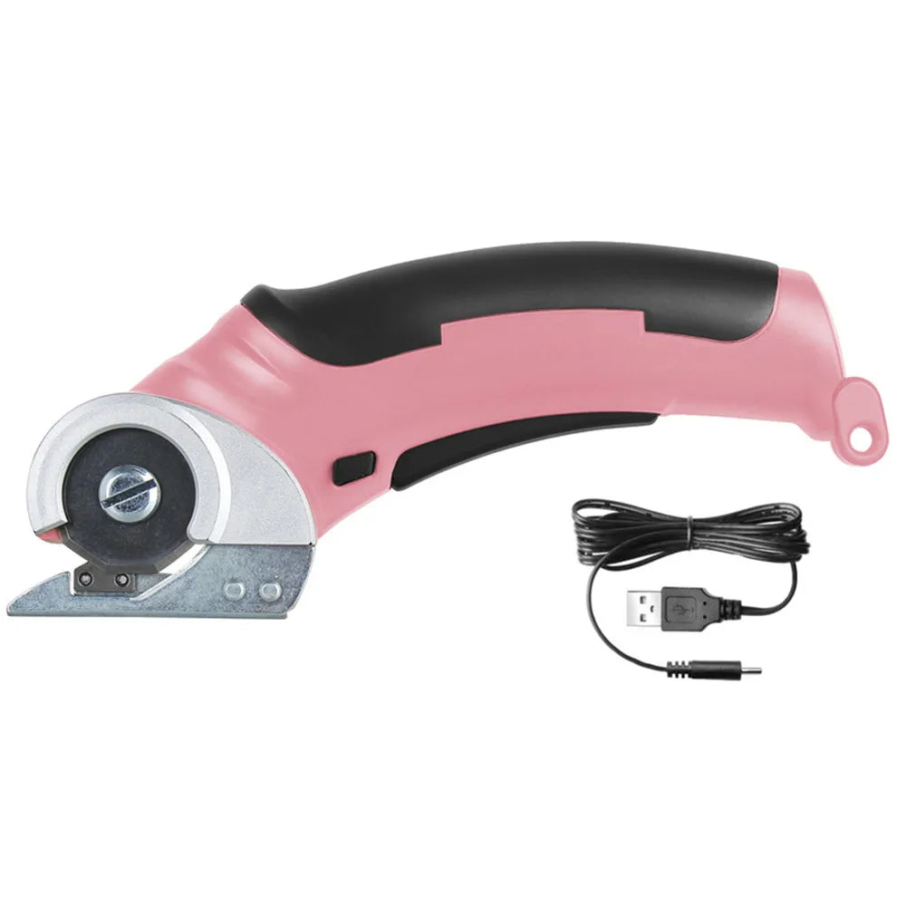 Electric Scissors Rechargeable Cordless Electric Cutter Shear For Cardboard Leather Fabric Scrapbook Carpet Electric Rotary Cutt
