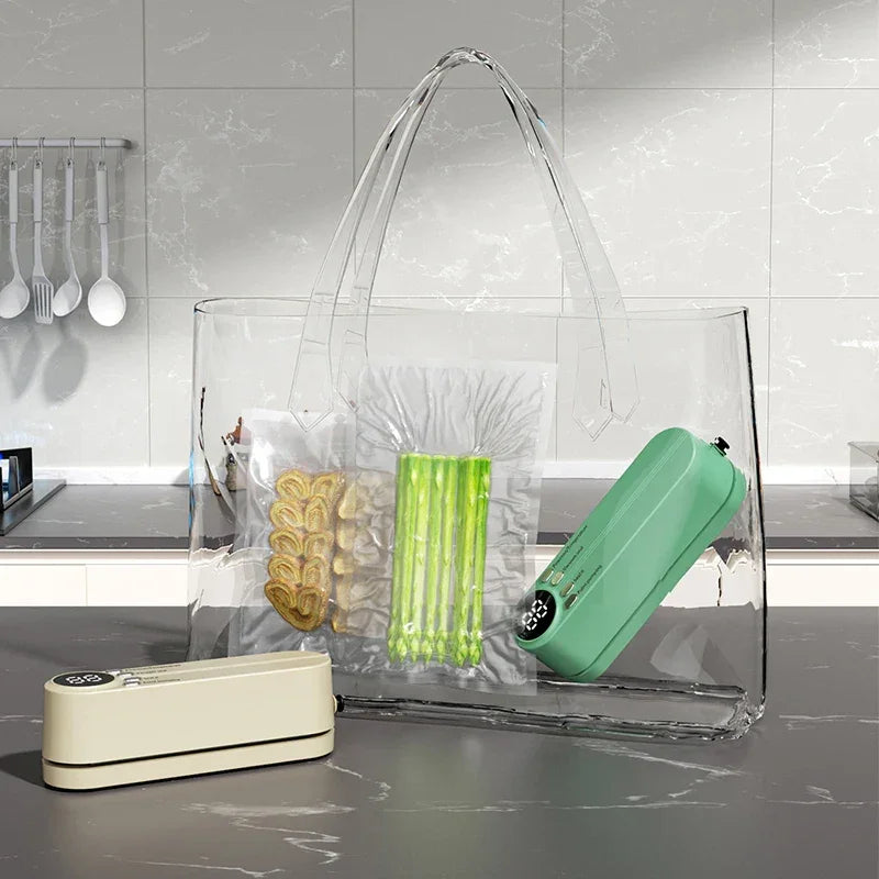 USB Charging Portable Home Vacuum Sealer Food Bag Sealing Machine Handy Vacuum Filling Laminator for kitchens accessories