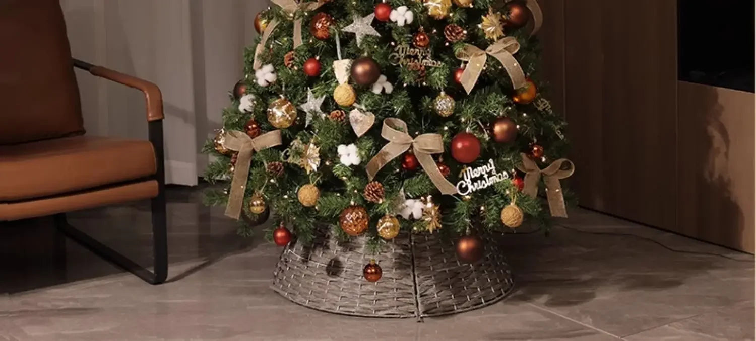 Christmas tree household large high-end Christmas decoration 2026 new living room DIY ornament scene layout
