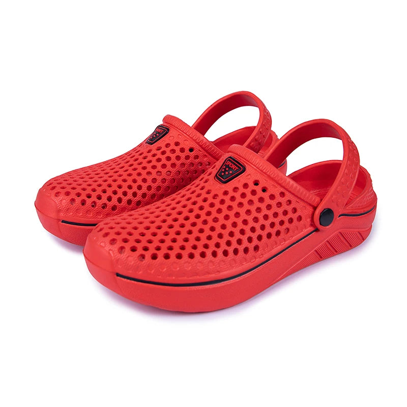 Couple’s EVA Clog Slippers Men Flat Sandals Man Women Summer Slippers Garden Shoes Outdoor Beach Clogs Home Slide Slip-on Shoes