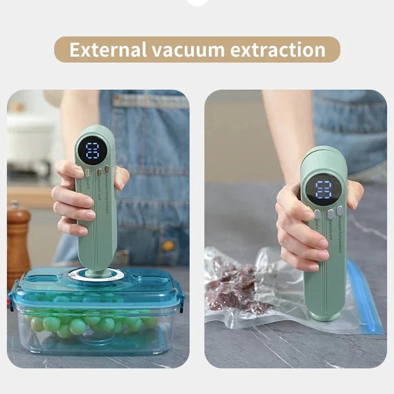 USB Charging Portable Home Vacuum Sealer Food Bag Sealing Machine Handy Vacuum Filling Laminator for kitchens accessories