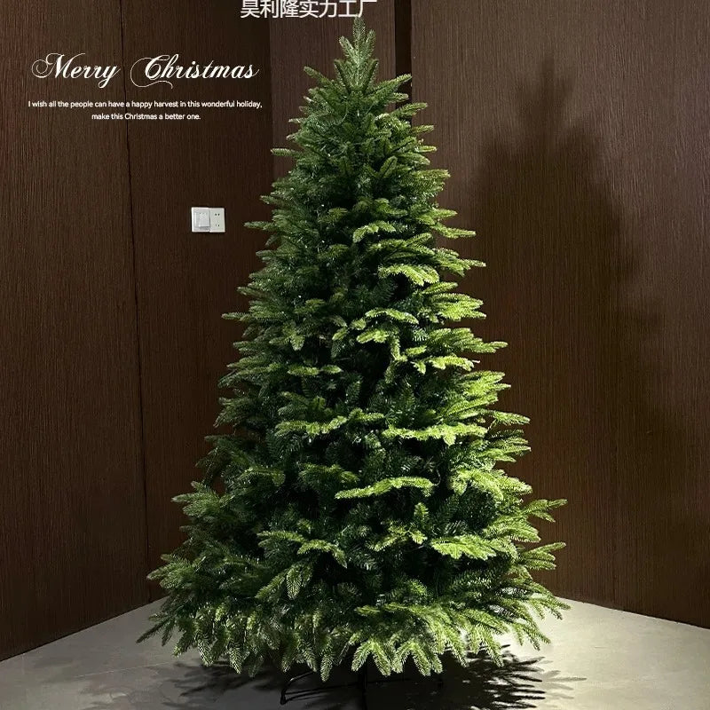 New Large Christmas Tree Christmas Decorations PE Christmas Tree with Lights Christmas Tree