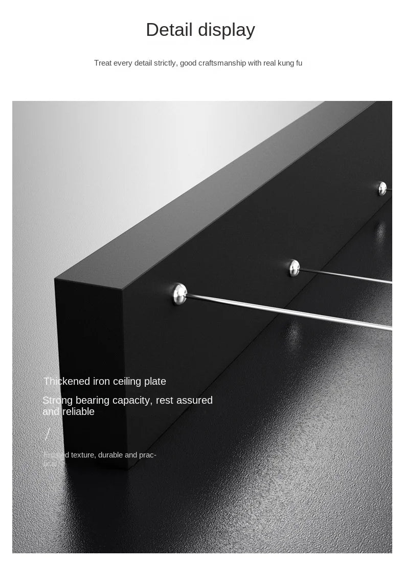 LED Modern Ceiling Chandeliers For Dining Room Table Pendant Lighting Lustre Lamps For Living Bar Minimalist Strip Lighting