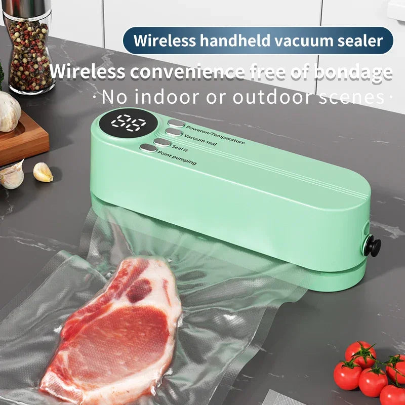 USB Charging Portable Home Vacuum Sealer Food Bag Sealing Machine Handy Vacuum Filling Laminator for kitchens accessories