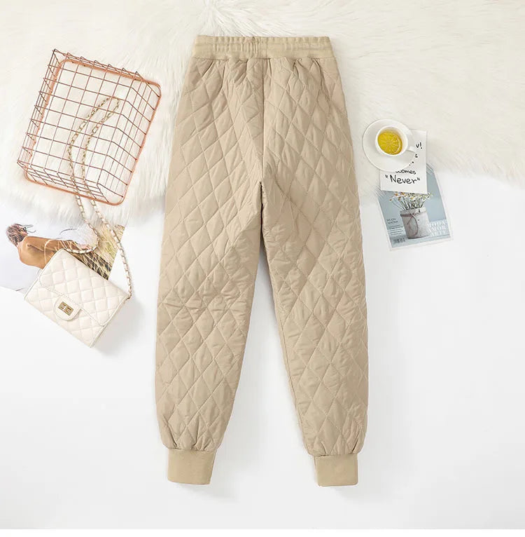 Winter Down Cotton Ultra-light 4XL Jogging Pant Women&