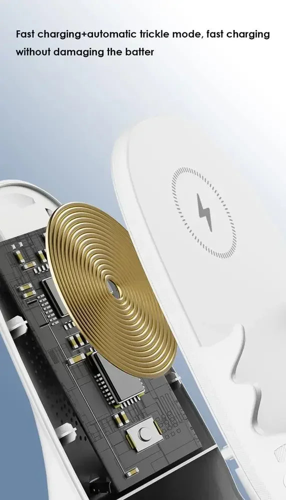 Desktop Vertical Holder Magnetic Wireless Charger Mobile Phone Stand Unique Mini Chair Shape Tablet Phone Fast Charging Station