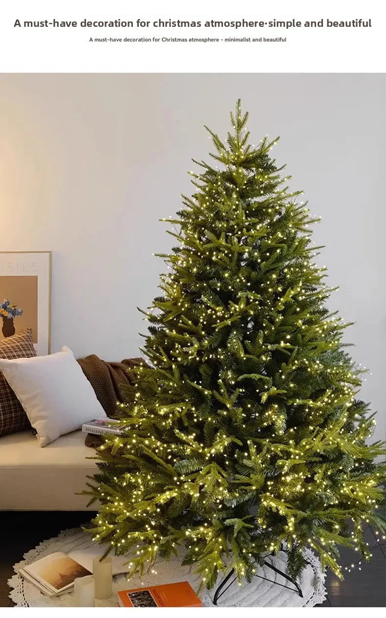 New Large Christmas Tree Christmas Decorations PE Christmas Tree with Lights Christmas Tree