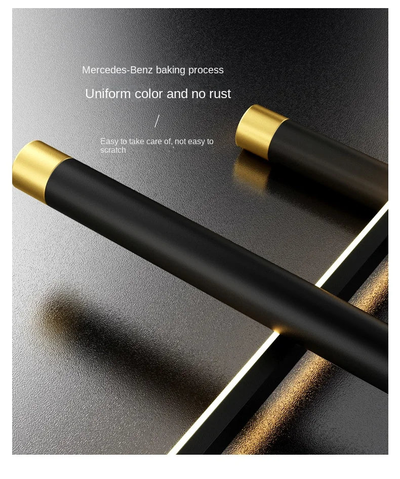 LED Modern Ceiling Chandeliers For Dining Room Table Pendant Lighting Lustre Lamps For Living Bar Minimalist Strip Lighting