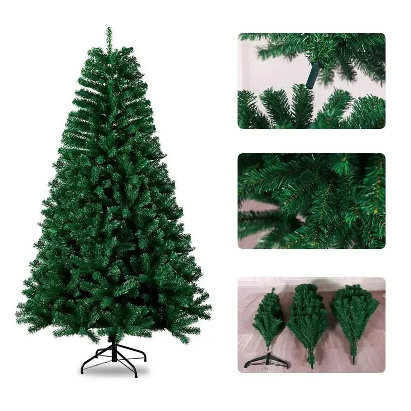 2.1/1.8M Christmas Tree Decoration Artificial Christmas Tree Decoration Tree New Year Decor Party Supplies For Hotel Mall Family