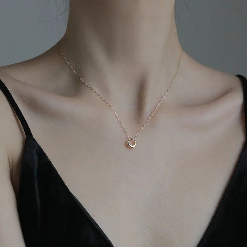 Minimalist Cute Tiny Heart Stars Stacked Choker Necklace Stainless Steel Gold Plated Chain Ladies Women Fashion Delicate Gift