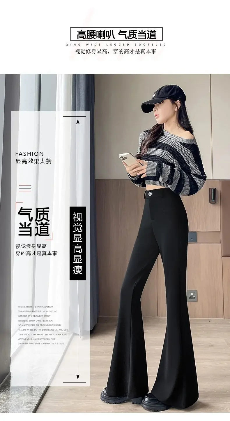 Small Flare-bottom Pants for Women&