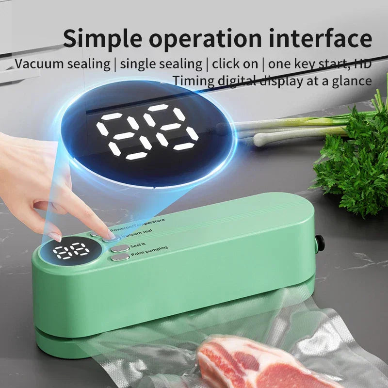 USB Charging Portable Home Vacuum Sealer Food Bag Sealing Machine Handy Vacuum Filling Laminator for kitchens accessories