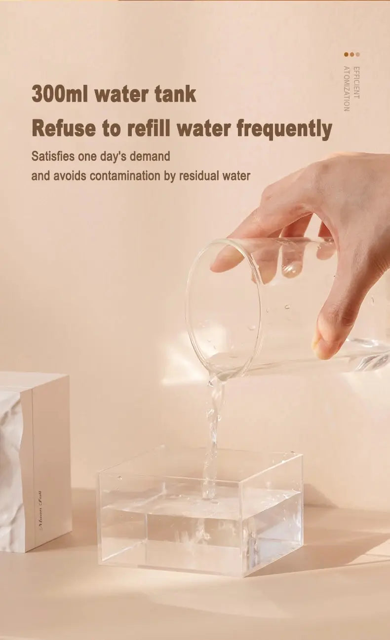 Scent Diffuser Cool Mist Humidifiers LED Essential Oil Moon Lamp Air Humidifier Aroma Diffuser Night Light for Home Office