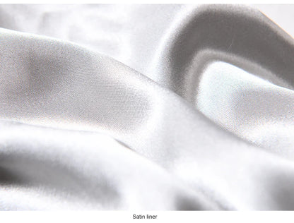 Winter Silk Satin Lined Beanie Hats Women Men Unisex Thick Chunky Cap Striped Warm Soft High Quality Cashmere Knitted Beanie Hat