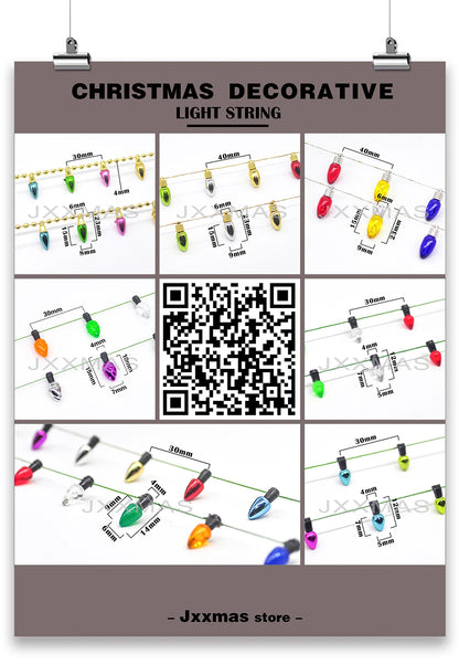 5M Christmas tree DIY Bulbs Garland Christmas Ornaments Home Decoration Xmas wreath Ornaments Christmas Party Decorations