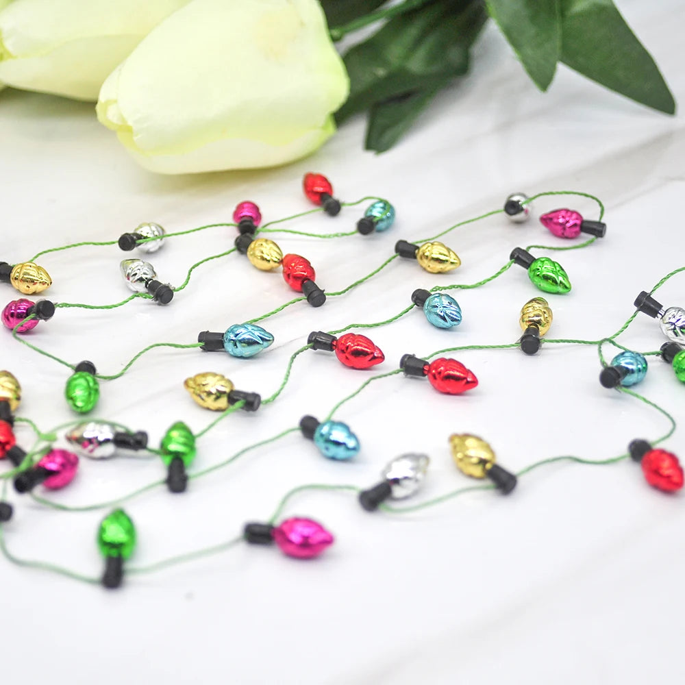 5M Christmas tree DIY Bulbs Garland Christmas Ornaments Home Decoration Xmas wreath Ornaments Christmas Party Decorations