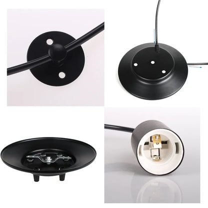 DIY Spider Chandelier Industrial Pendant Lights E27 Modern Ceiling Hanging Lamp Dinning Living Room Courtyard Lighting Fixture