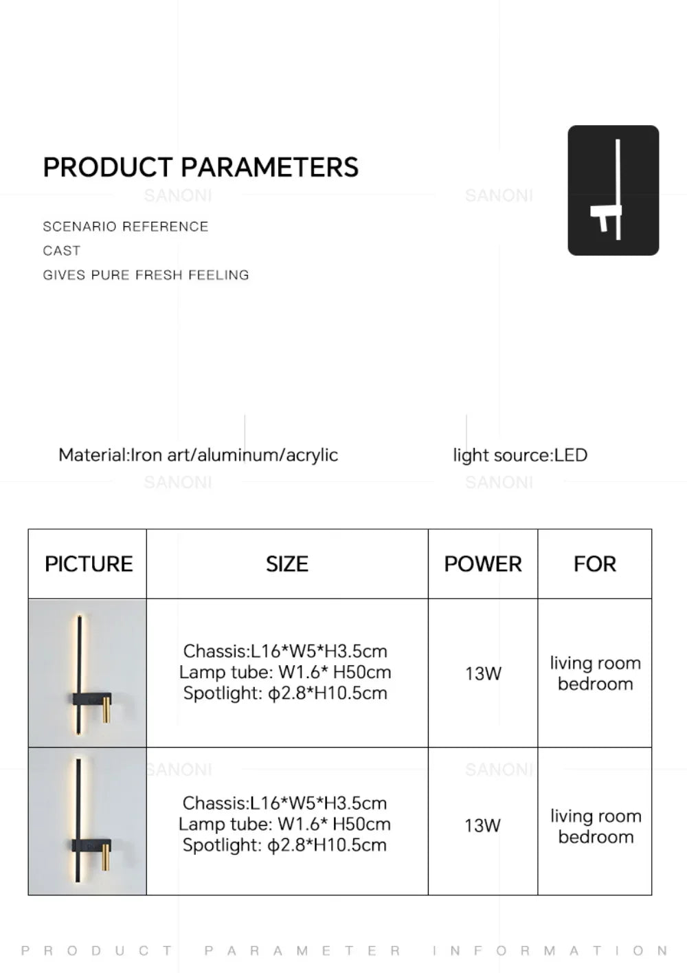 Modern Adjustable LED Wall Sconce For Bedroom Bedside Living Sofa Background Wall Lamp Luster  Lighting Fixture Home Decoratioan