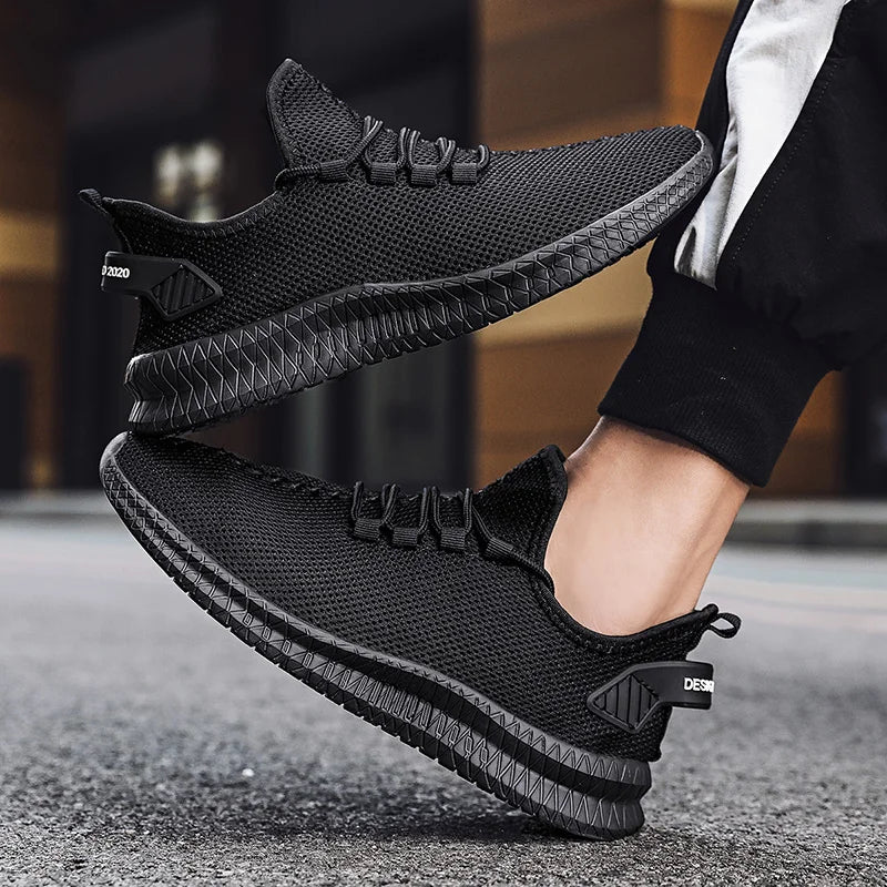 Summer Mesh Men Shoes Breathable Mens Sneakers Trendy Lightweight Walking Big Size Man Tenis Shoes Zapatillas Hombre