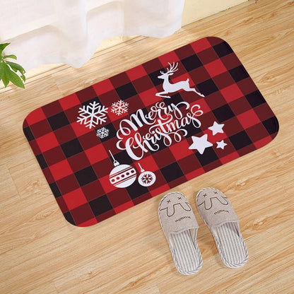 Christmas Door Mat Santa Claus Outdoor Carpet Merry Christmas Decorations For Home 2025 Navidad Xmas Ornament New Year 2026