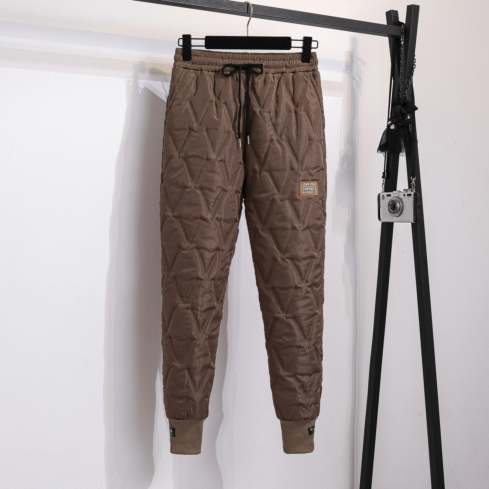 Autumn Winter Down Cotton Pants Women Thick Warm Harem Pants Female Elastic High Waist Casual Loose Trousers Pantalons S-4XL