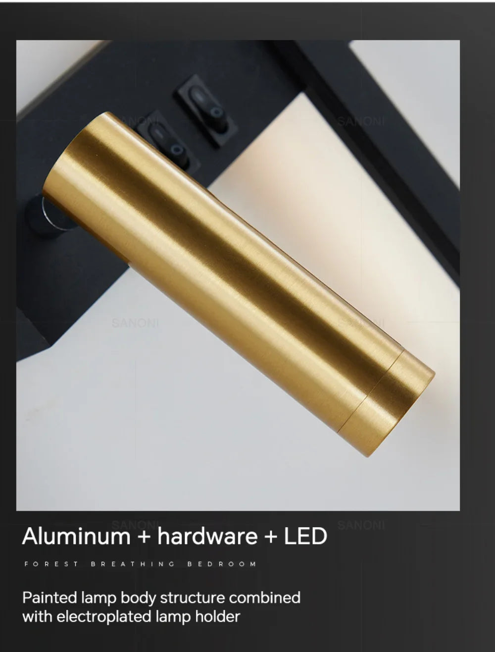 Modern Adjustable LED Wall Sconce For Bedroom Bedside Living Sofa Background Wall Lamp Luster  Lighting Fixture Home Decoratioan