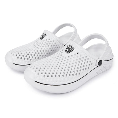 Couple’s EVA Clog Slippers Men Flat Sandals Man Women Summer Slippers Garden Shoes Outdoor Beach Clogs Home Slide Slip-on Shoes