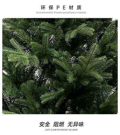 Christmas encryption PE fir Christmas tree with multiple sizes to choose from, home shopping mall hotel scene decoration