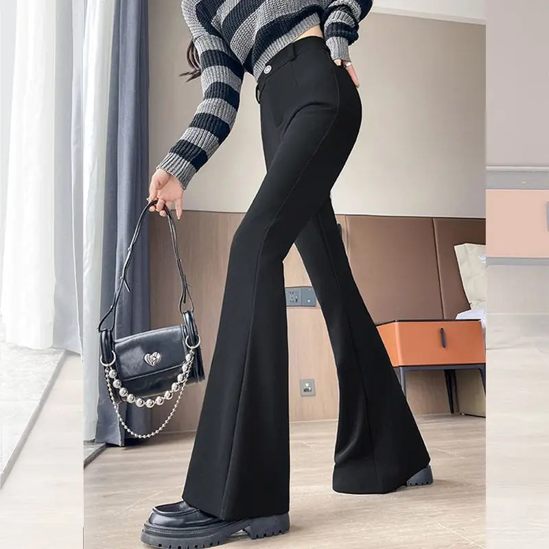 Small Flare-bottom Pants for Women&