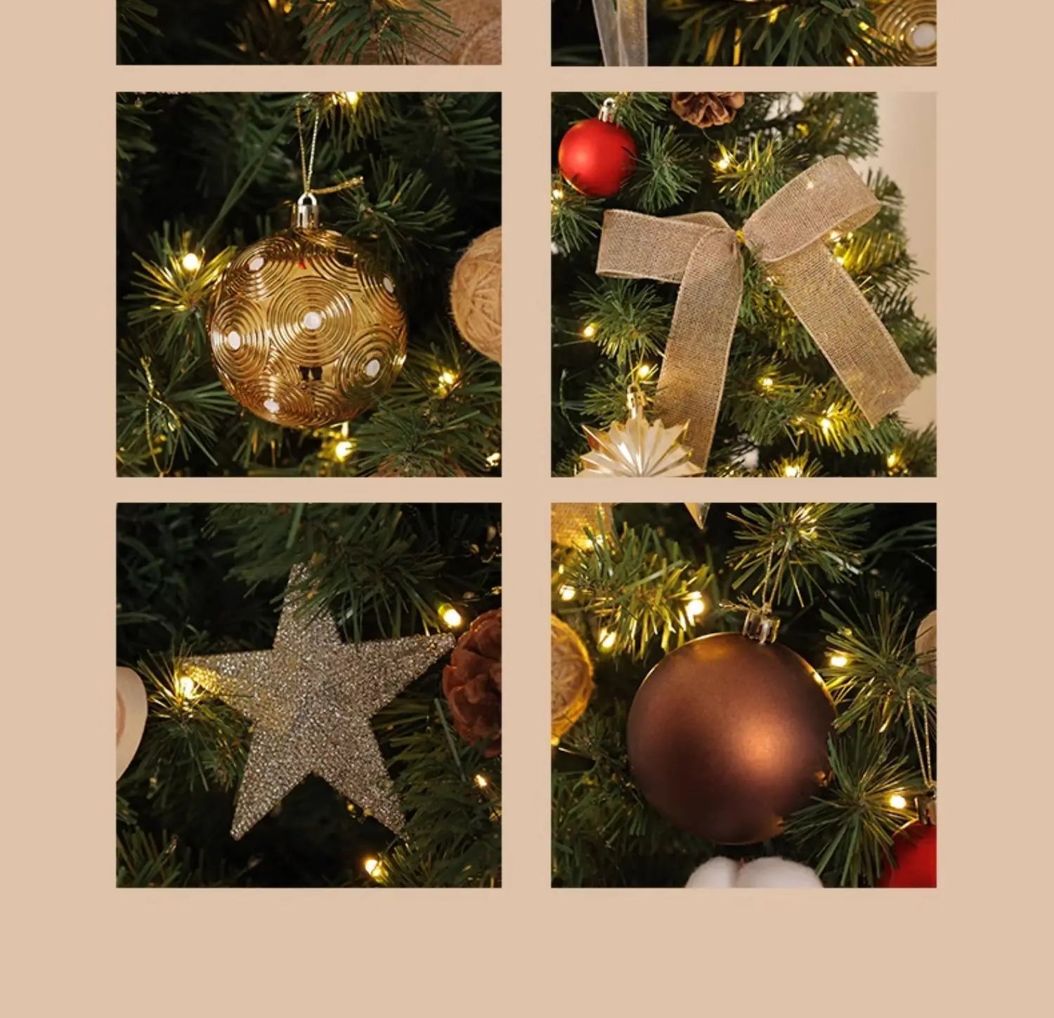 Christmas tree household large high-end Christmas decoration 2026 new living room DIY ornament scene layout