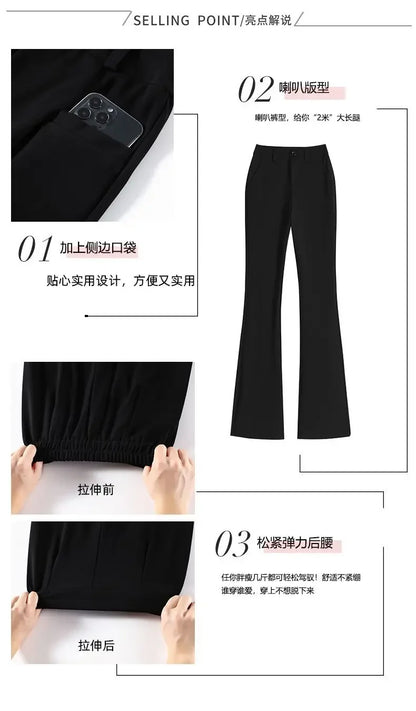 Small Flare-bottom Pants for Women&
