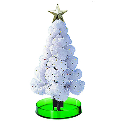 Magic Growing Christmas Tree Crystal Paper Christmas Decoration New Year Science Toy Artificial Home Decor Ornaments Wholes