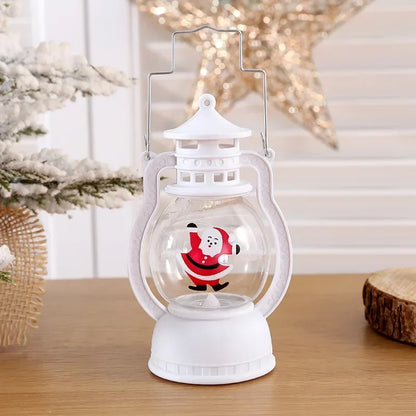 Christmas Decorations LED Lantern Lights Santa Claus Merry Christmas Home Decorations Santa Claus New Year Gifts Night Light