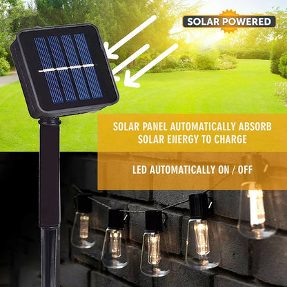 4.5M-12M LED Solar String Fairy Lights Waterproof Patio For Christmas Outdoor Party Decoration Holiday Garland Garden Lamps