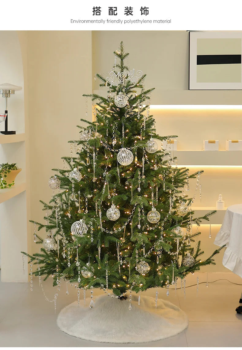 Christmas encryption PE fir Christmas tree with multiple sizes to choose from, home shopping mall hotel scene decoration