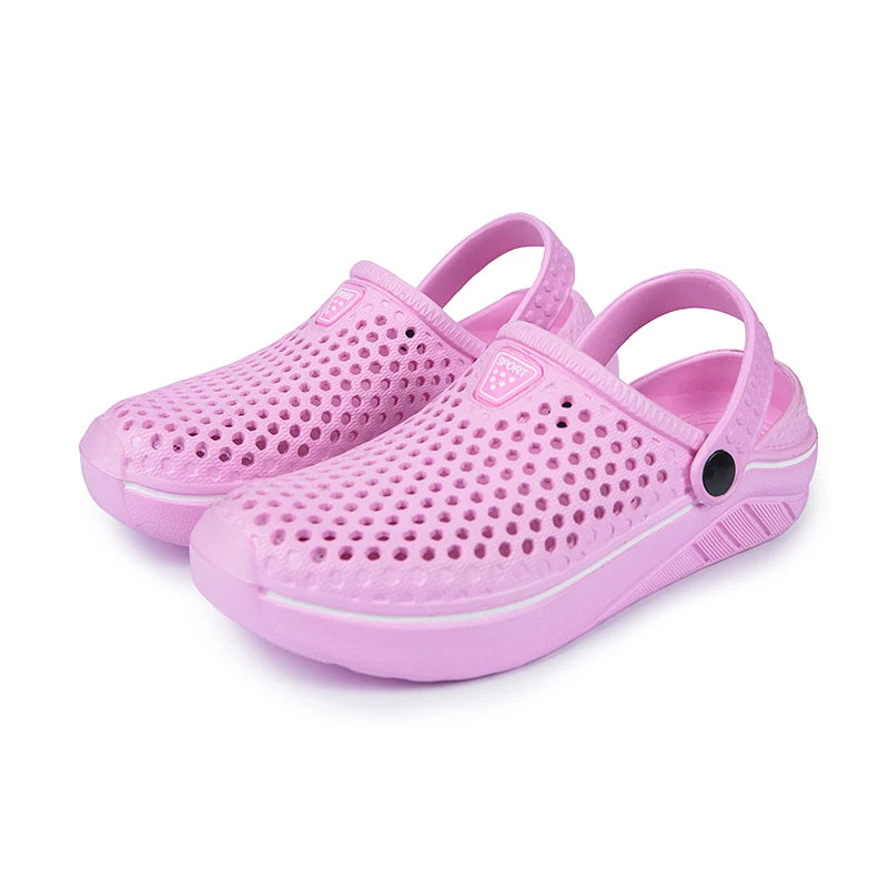 Couple’s EVA Clog Slippers Men Flat Sandals Man Women Summer Slippers Garden Shoes Outdoor Beach Clogs Home Slide Slip-on Shoes