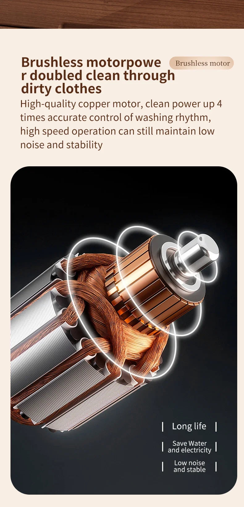 9L Portable Washing Machine Large Capacity Clothes Spin Dryer Bucket Travel Underwear Socks Ultrasonic Mini Washer