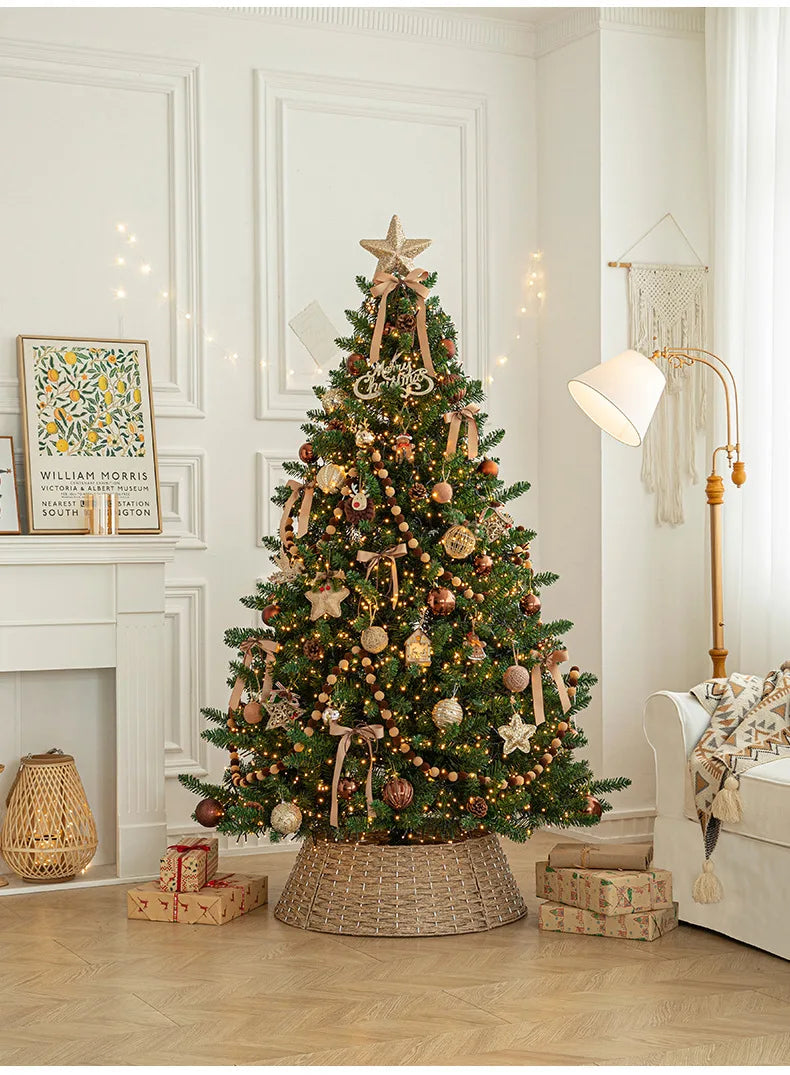 Luxury Large Christmas Tree Package Tree Glowing Floor Decoration Shopping Mall Home Christmas Decorations Christmas Ornaments