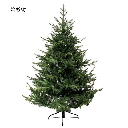 Christmas encryption PE fir Christmas tree with multiple sizes to choose from, home shopping mall hotel scene decoration