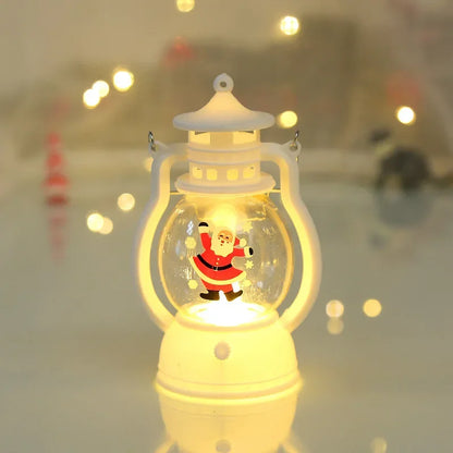 Christmas Decorations LED Lantern Lights Santa Claus Merry Christmas Home Decorations Santa Claus New Year Gifts Night Light
