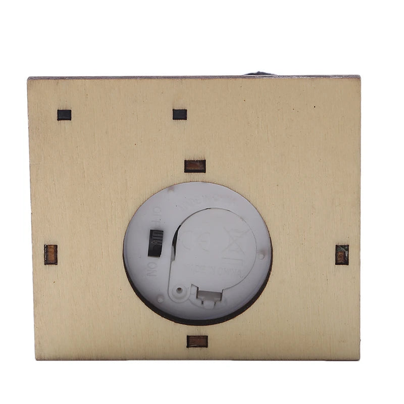 Christmas Home Decoration LED Luminous Wooden House Small House Xmas Tree Desktop Decoration Happy New Year Give Gifts Friends