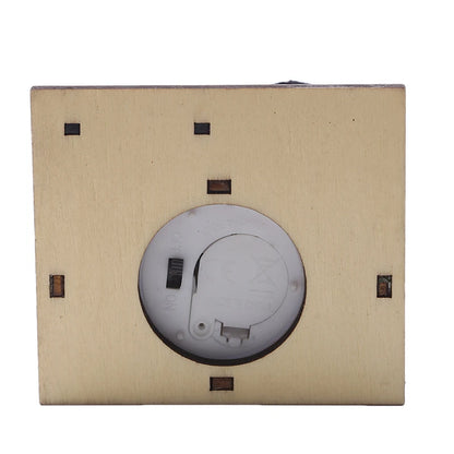 Christmas Home Decoration LED Luminous Wooden House Small House Xmas Tree Desktop Decoration Happy New Year Give Gifts Friends