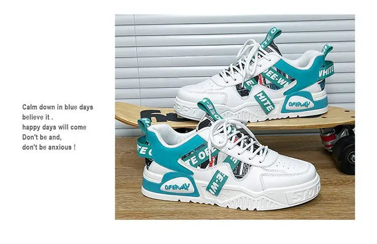 Sneakers for Men Trend Casual Shoes Men Autumn Winter Skateboard Shoes High Top Man Cotton Shoes Designer 2024 Luxury Mens Boots