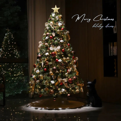 Christmas tree household large high-end Christmas decoration 2026 new living room DIY ornament scene layout