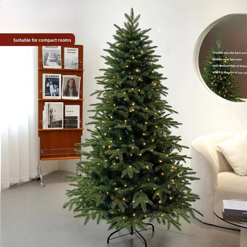 New Large Christmas Tree Christmas Decorations PE Christmas Tree with Lights Christmas Tree